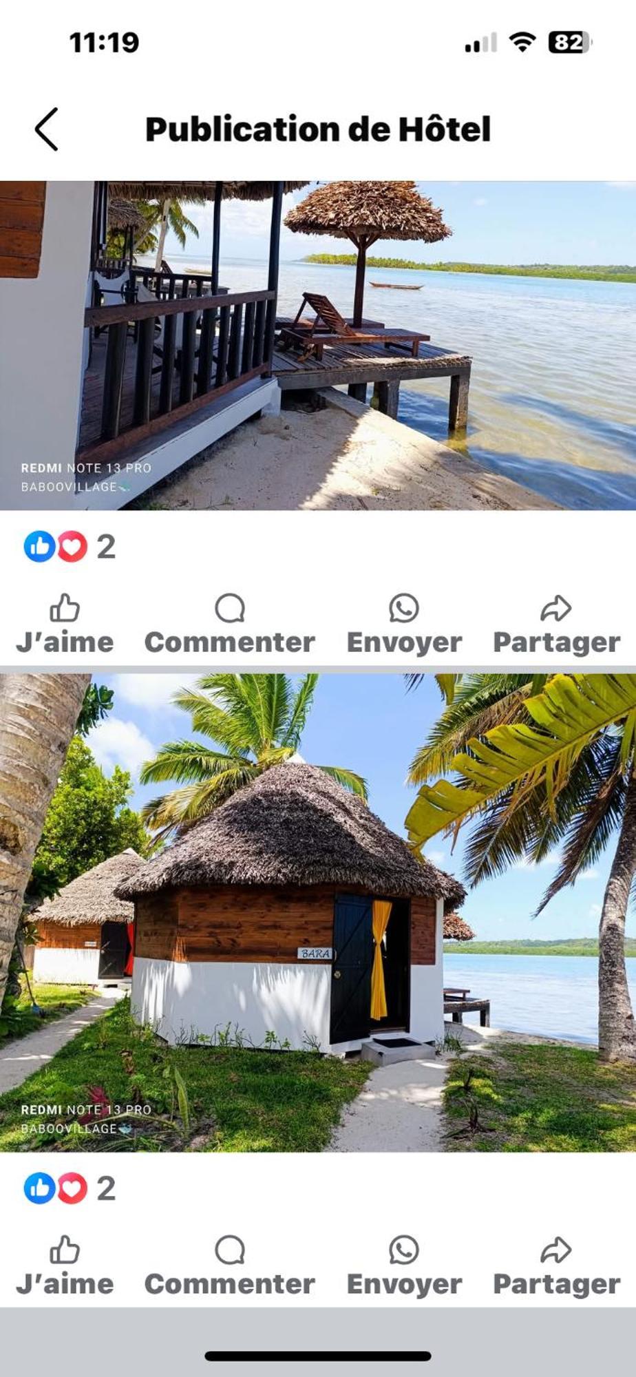 L Hippocampe Hotel Maroantsetra Eksteriør billede